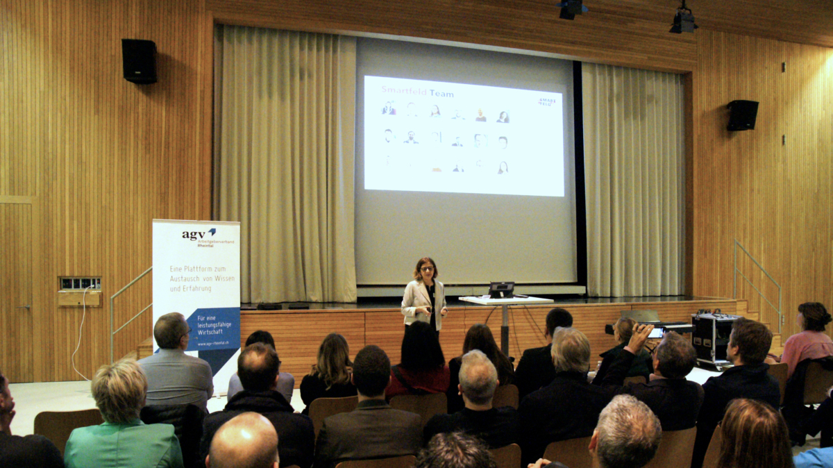 Cornelia Gut im Dialog mit dem Publikum.