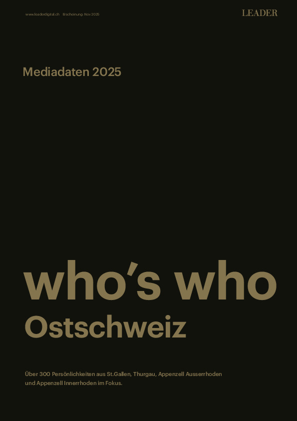 who's who der Ostschweiz 2025